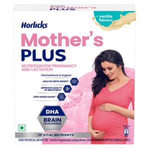 Horlicks Mother's Plus Vanilla 200g nutrition drink for pregnancy and lactation