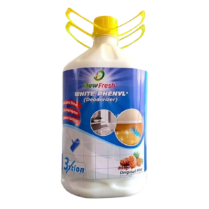 Dew Fresh White Phenyl Floor Cleaner 5L Pine Fragrance Heavy Duty Cleaner