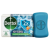 Dettol Icy Cool Bathing Soap Bar with 2X Menthol 125g Germ Protection Soap