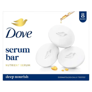 Dove Deep Nourish Serum Beauty Bathing Bar Pack of 8 125g