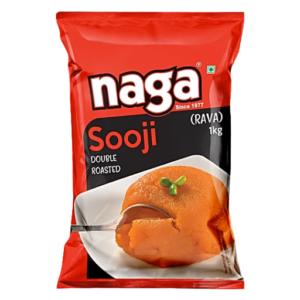 Naga Sooji Double Roasted Rava 1kg Premium Quality Semolina