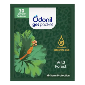 Odonil Wild Forest Gel Pocket Air Freshener 10g Long Lasting Bathroom Toilet Gel Freshener