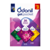 Odonil Mix Gel Pocket Air Freshener Pack of 3 Floral Valley Wild Forest Citrus Bloom Bathroom Freshener