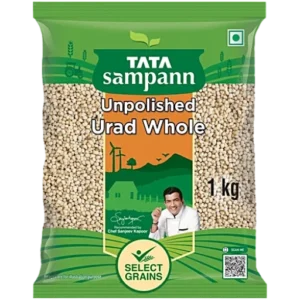 Tata Sampann Unpolished Urad Dal Whole 1kg Premium Whole Urad Dal