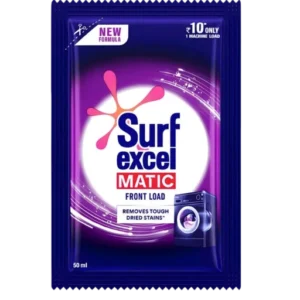 Surf Excel Matic Front Load Liquid Detergent 50ml tough dried stain removal online Chennai