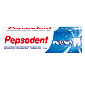 Pepsodent Whitening Toothpaste 150g for whiter teeth and cavity protection