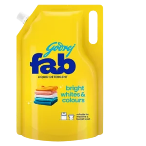 Godrej Fab Liquid Detergent Refill Pouch 800g for Machine and Hand Wash