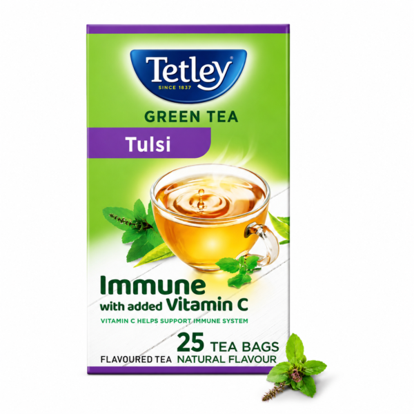 Green Tea Tulsi Green Tea Tetley Tulsi Vitamin C Green Tea Premium Tea Bags by Tetley Available at InfiniGoal