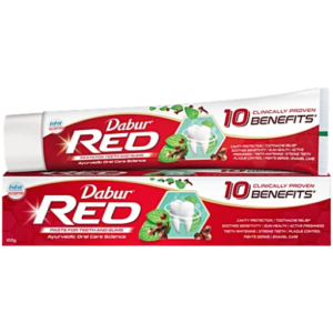 Dabur Red Ayurvedic Fluoride Free Toothpaste 100g for strong teeth and healthy gums