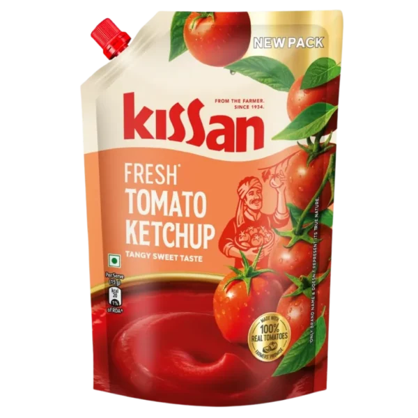 Kissan Fresh Tomato Ketchup Pouch - 445g