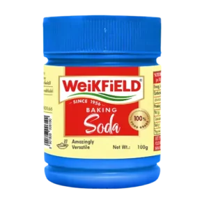 Weikfield Baking Soda 100g Pure Sodium Bicarbonate Jar
