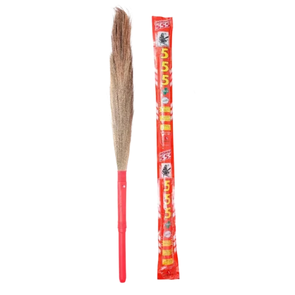 Monkey 555 Plus Natural Grass Broom – Floor Cleaning Broom