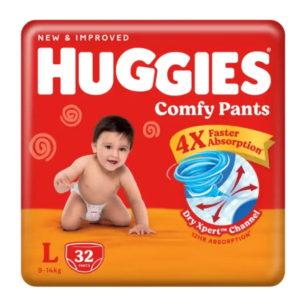 Huggies Dry Pant Style Diaper | L | 32 pcs