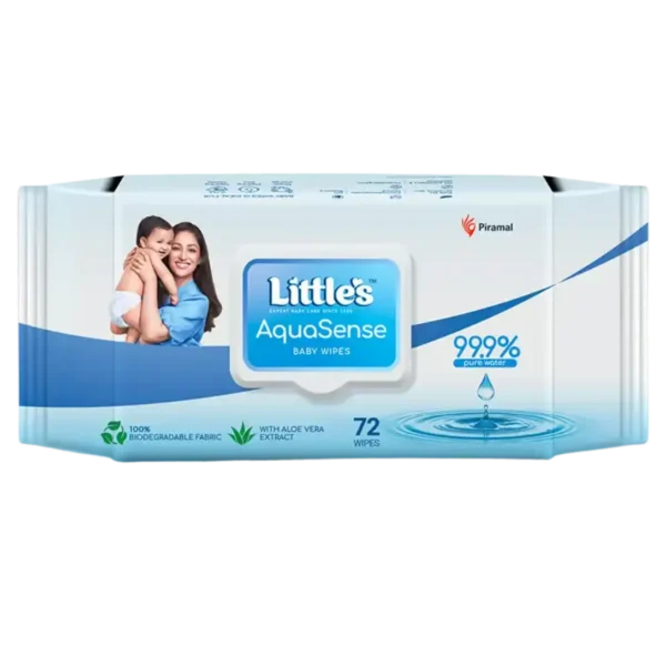 Little’s 99.9% Pure Water AquaSense Baby Wipes