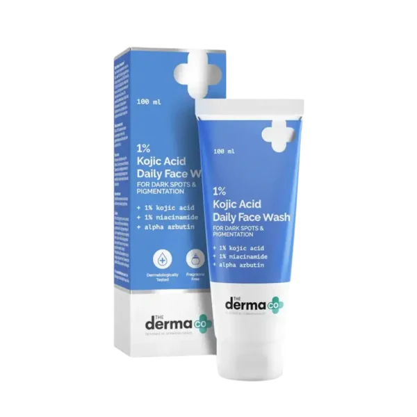 The Derma Co 1% Kojic Acid Face Wash with Niacinamide & Alpha Arbutin for Dark Spots & Pigmentation