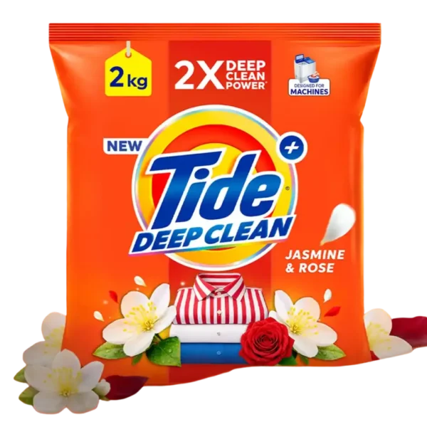 Tide Plus Jasmine & Rose Detergent Powder - 2kg