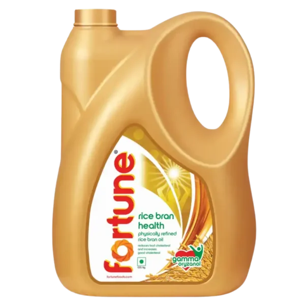 Fortune Rice Bran Health Physically Refined Rice Bran Oil – 4.35 kg