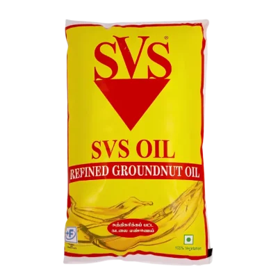 SVS Groundnut Oil 1L Groundnut Cooking Oil Pack