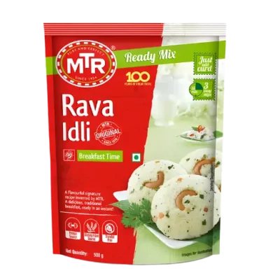MTR Rava Idli Instant Mix 500g ready mix packet