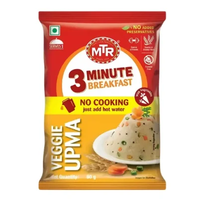 MTR Vegetable Upma 60g Rava Upma Pack
