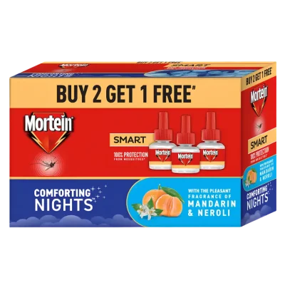 Mortein Mosquito Repellent Liquid Refill 3 x 45ml Pack Machine Not Included