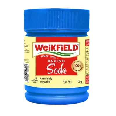 Weikfield Baking Soda 100g Pure Sodium Bicarbonate Jar