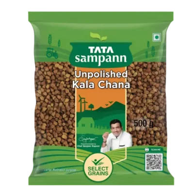 Tata Sampann Kala Chana 500g Black Chana Pack