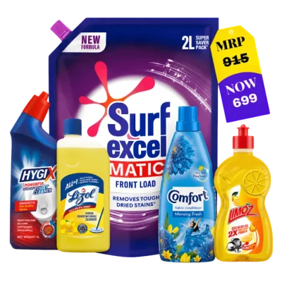HomeCare Essentials Combo All in One Household Cleaning Products Pack